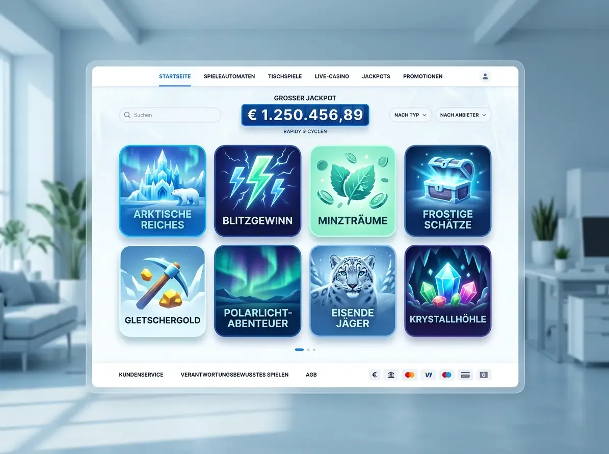 Betonred — Spielsaal und Angebot